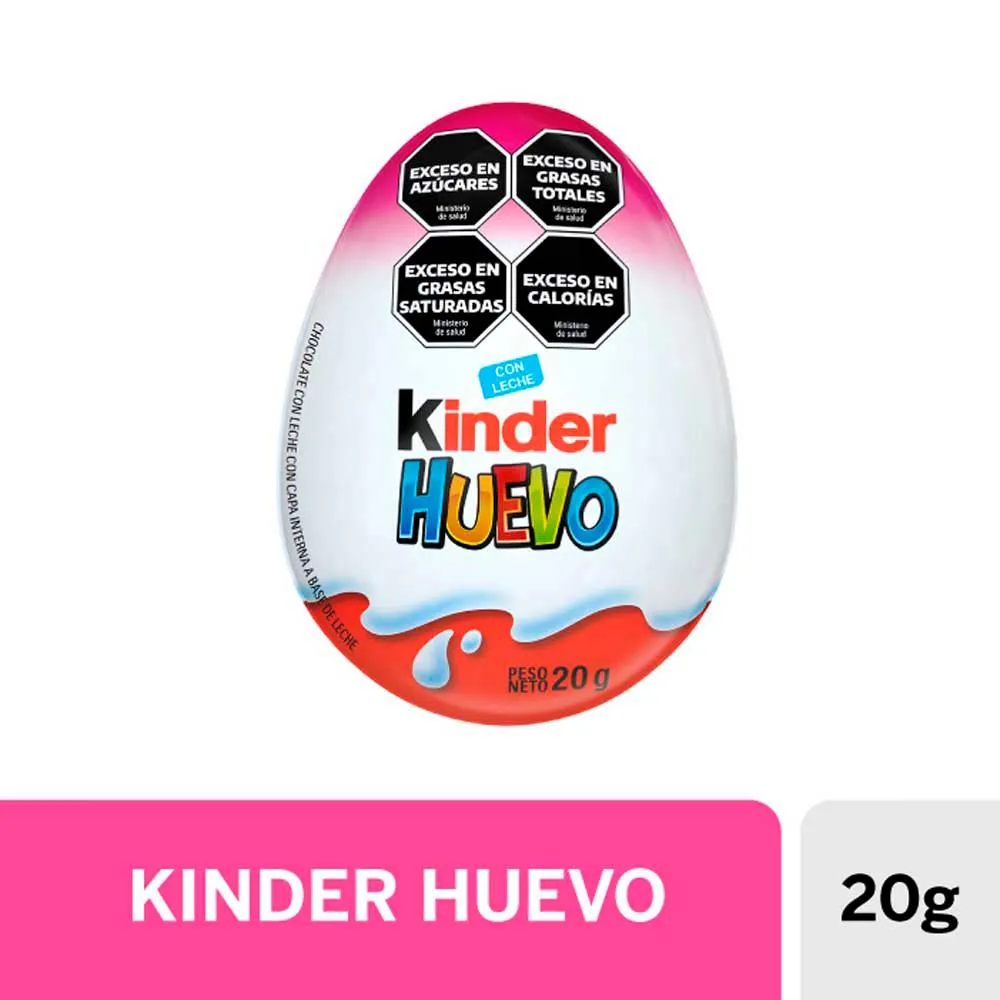 huevito kinder rosa