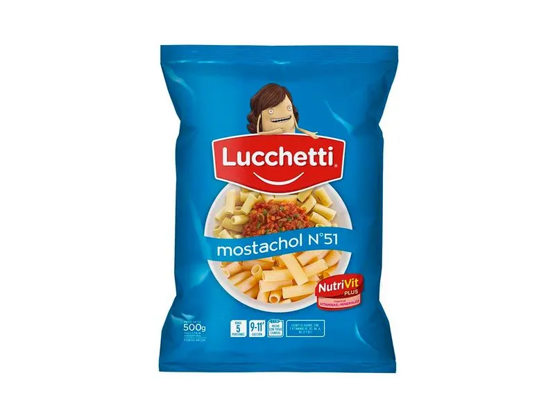 fideos lucchetti mostachol
