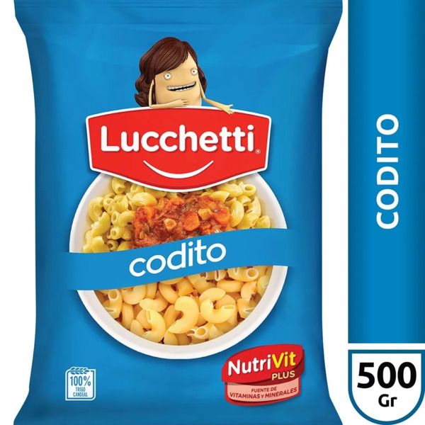fideos lucchetti coditos