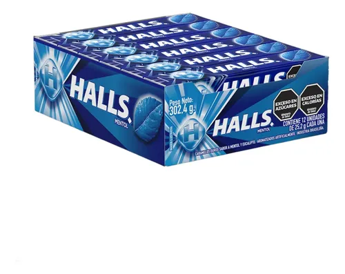 pastillas halls mentol