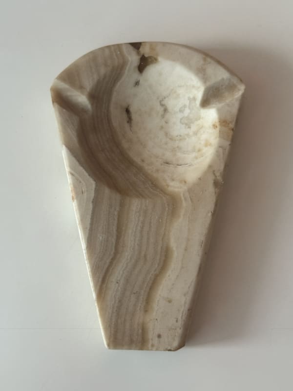 Modern Travertine Ashtray