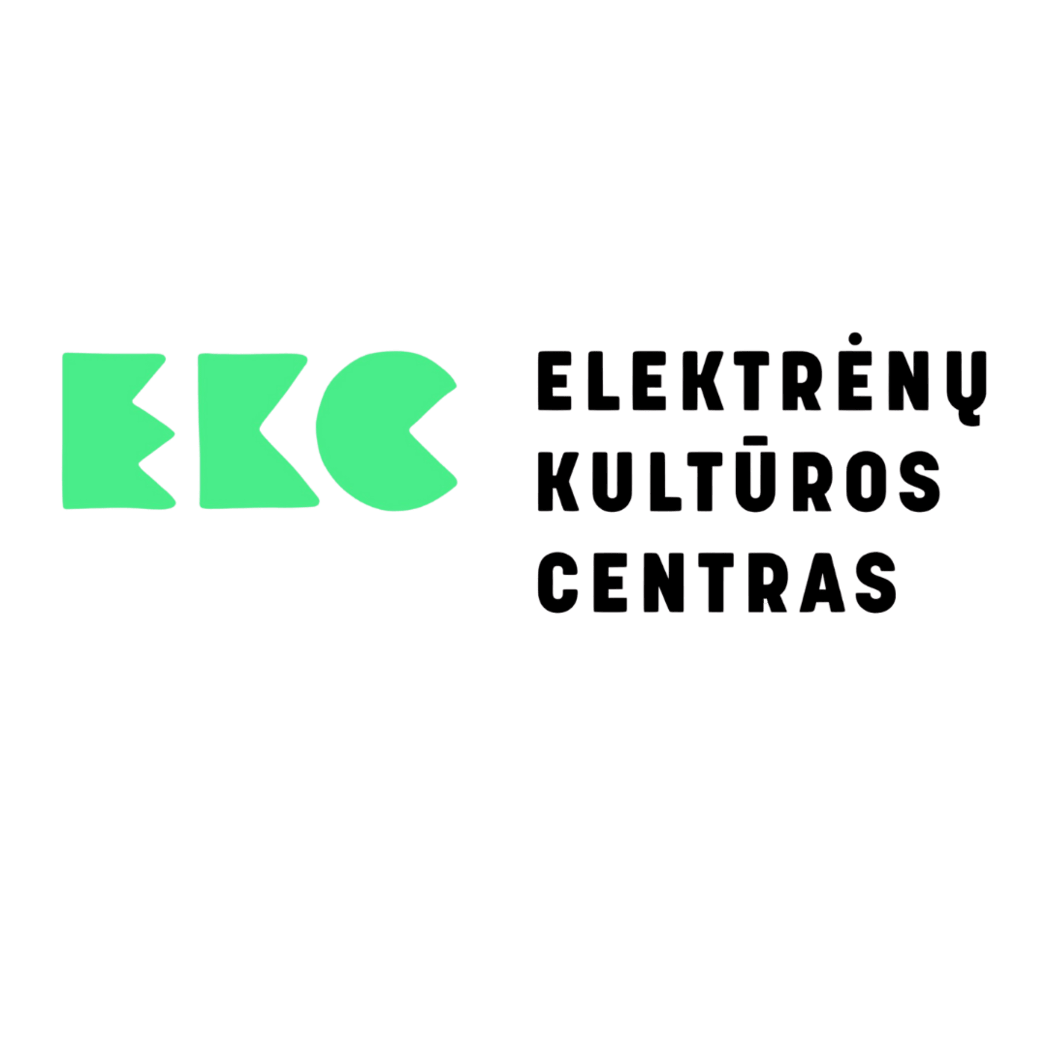 logótipo de Elektrėnų kultūros centras (EKC)