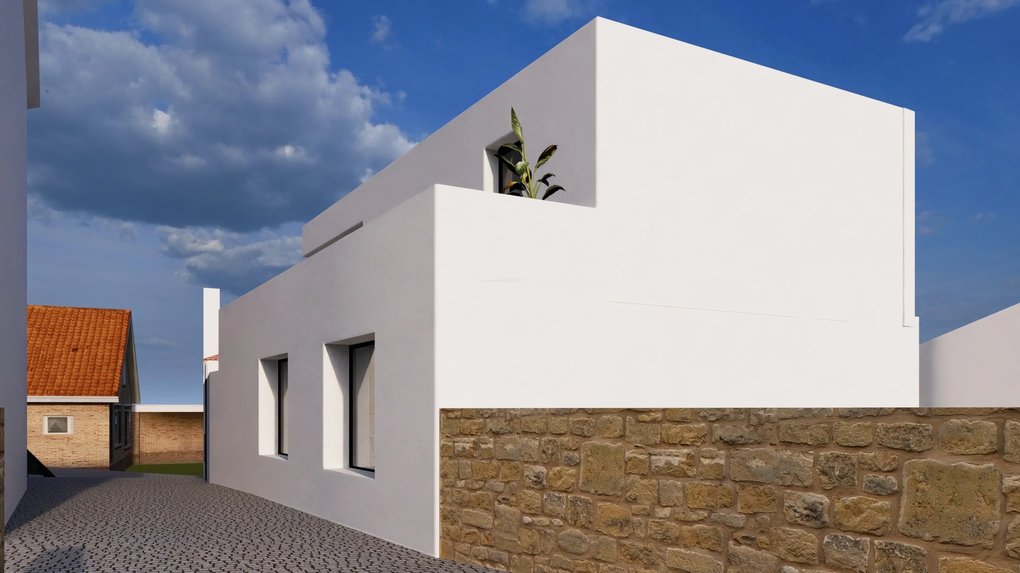Exterior picture of the training center