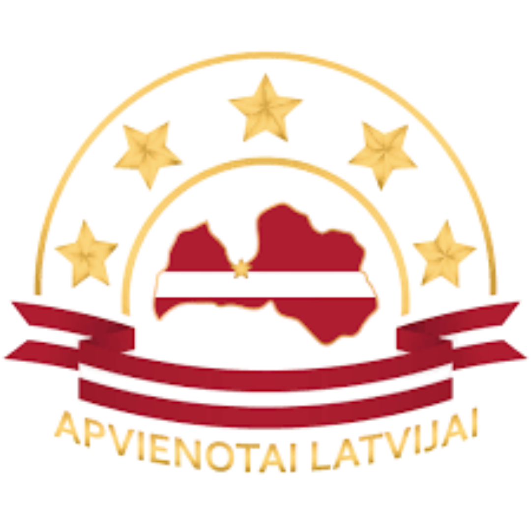 logótipo de Nodibinājums Apvienotai Latvijai