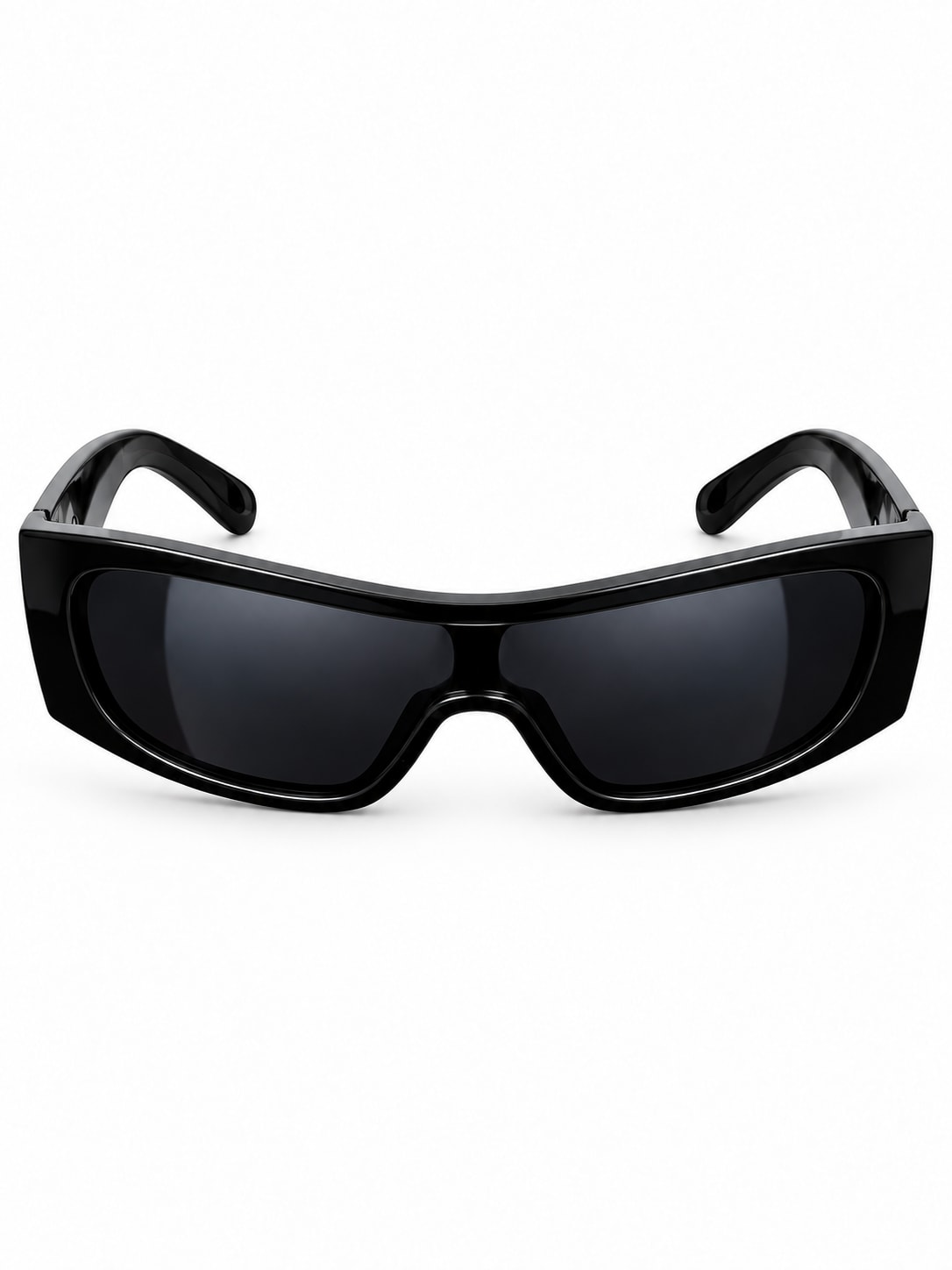 Black Gold-Monogram Wrap Sunglasses