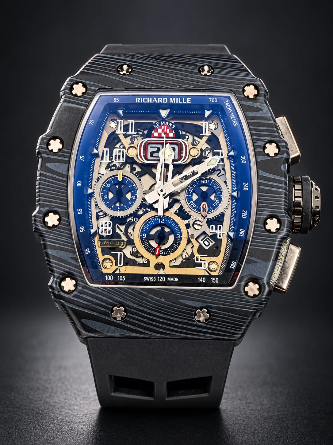 Richard Mille Skeleton Chronograph — Blue