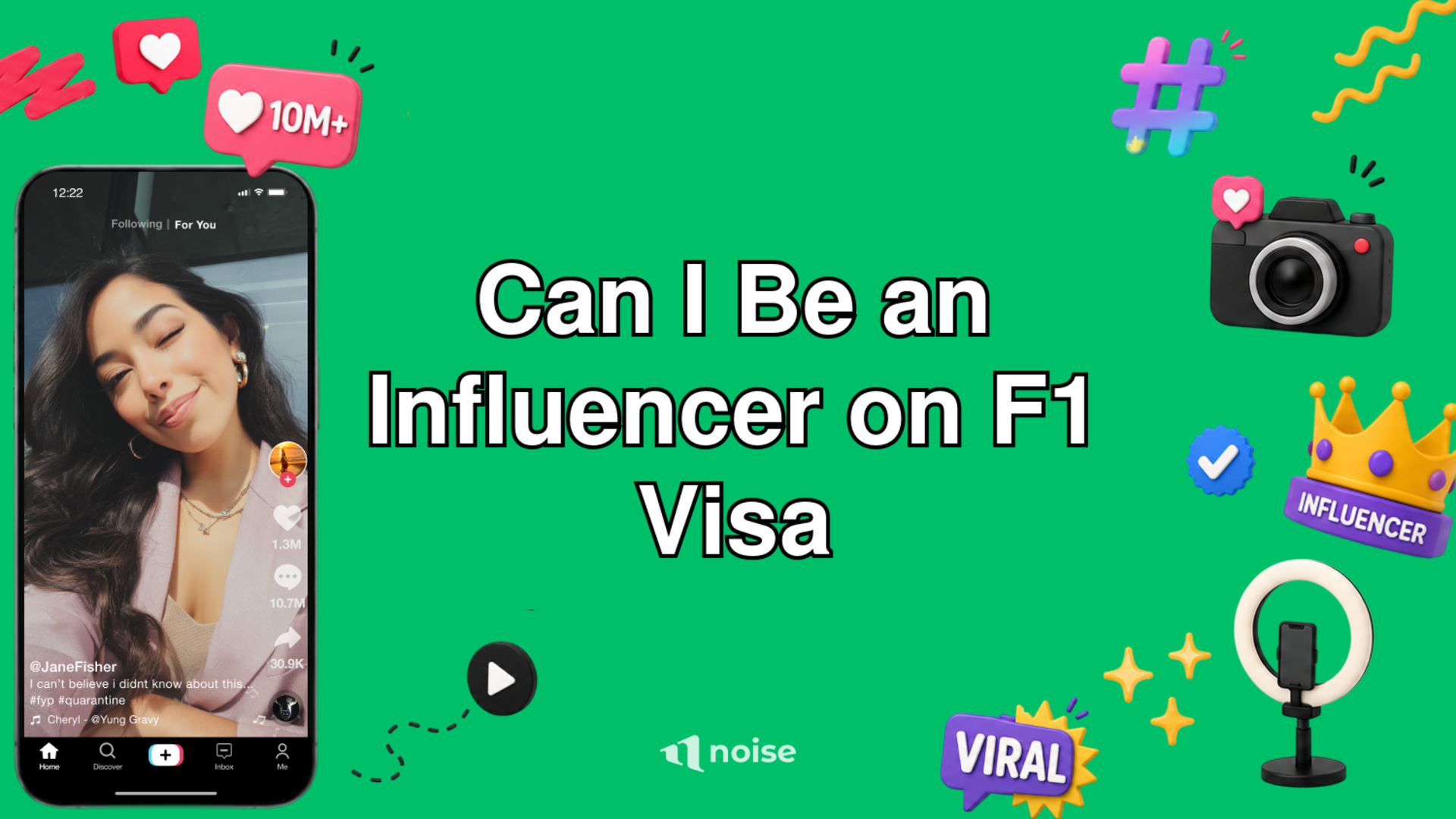 Can I Be an Influencer on F1 Visa