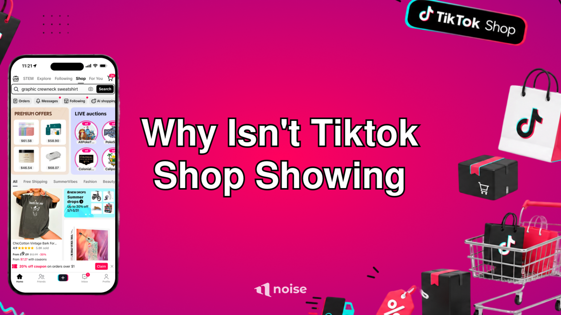 Why Isn't Tiktok Shop Showing