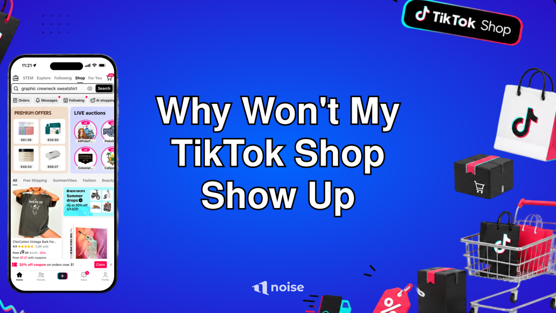 Why Won't My TikTok Shop Show Up