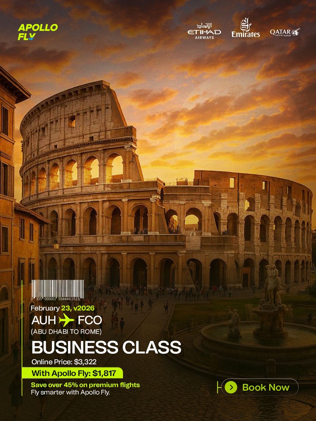 Travel brand poster