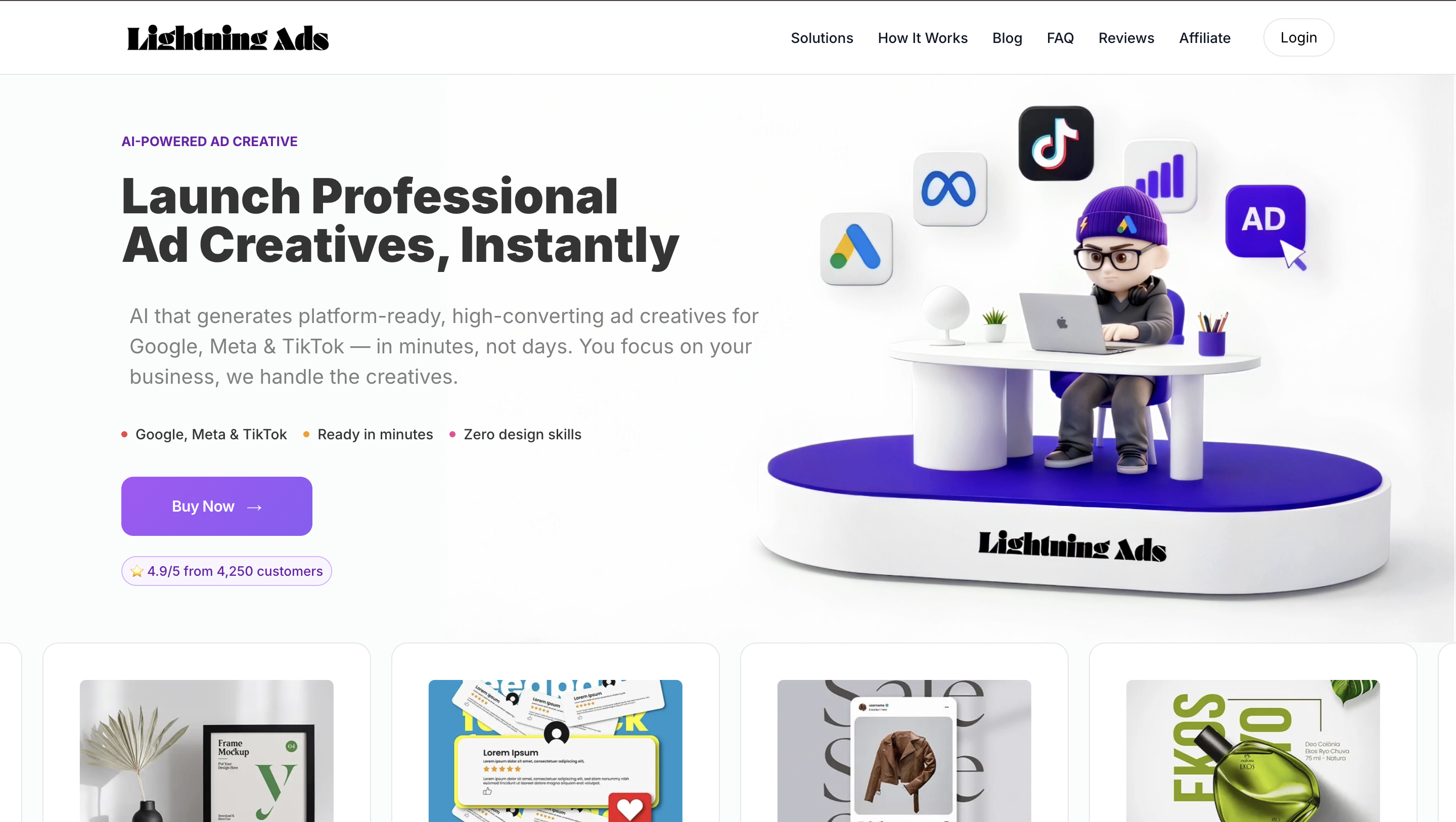 Lightning Ads project screenshot