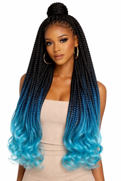 Royal Braids (Black & Blue)