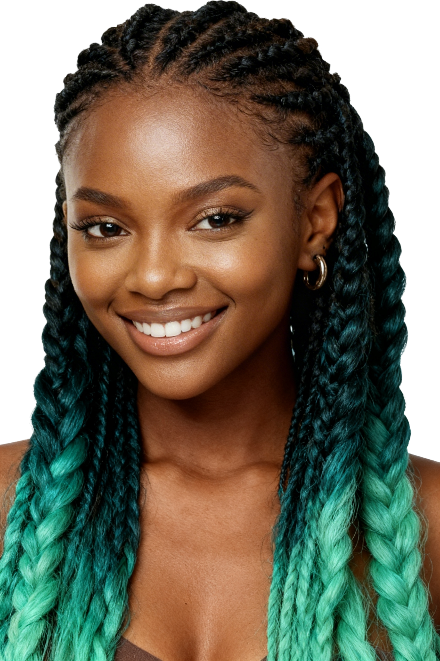 ROYAL BRAIDS (Black & Green)