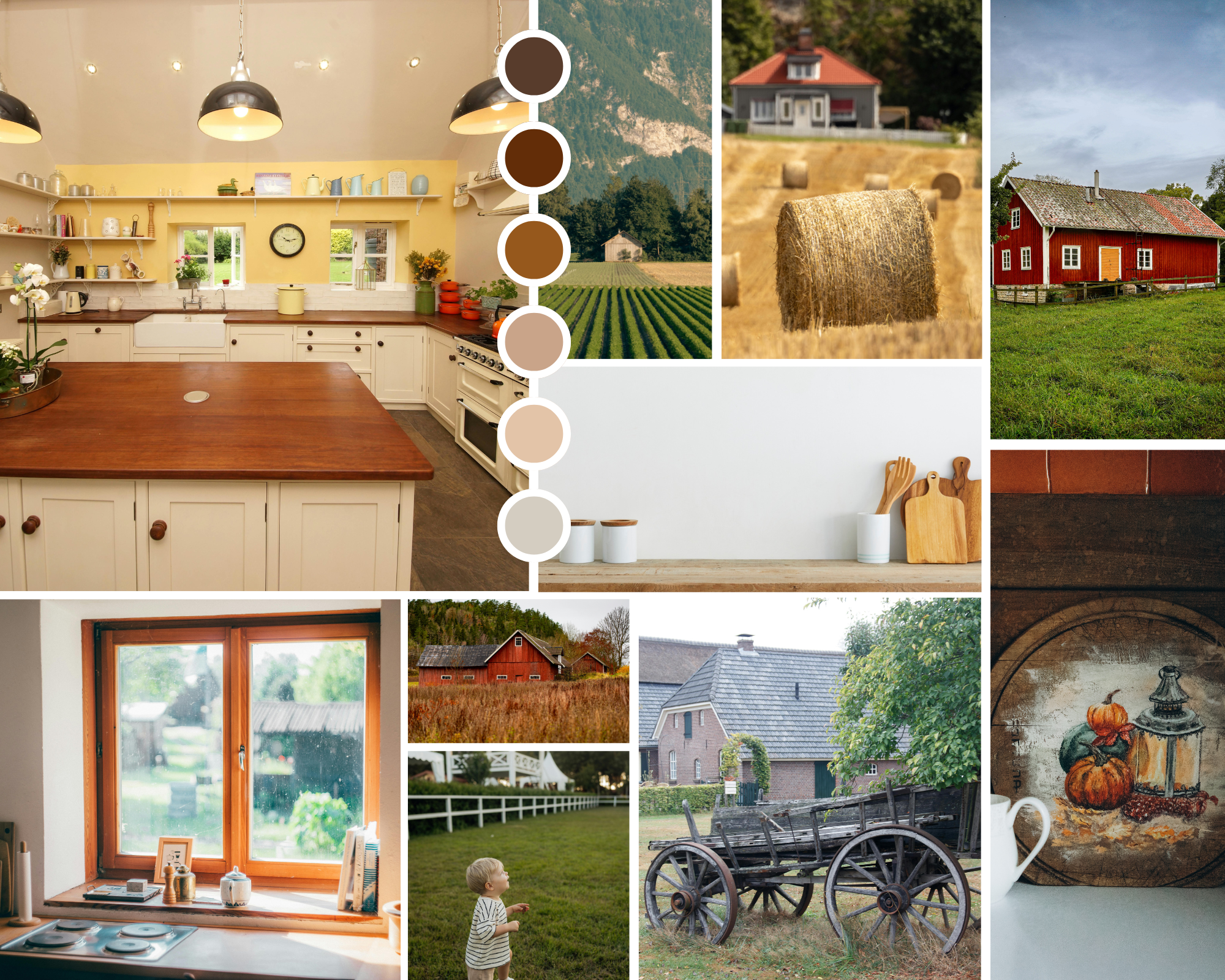 Modern Farmhouse Interior Design Kitchen - curated moodboard inspiration