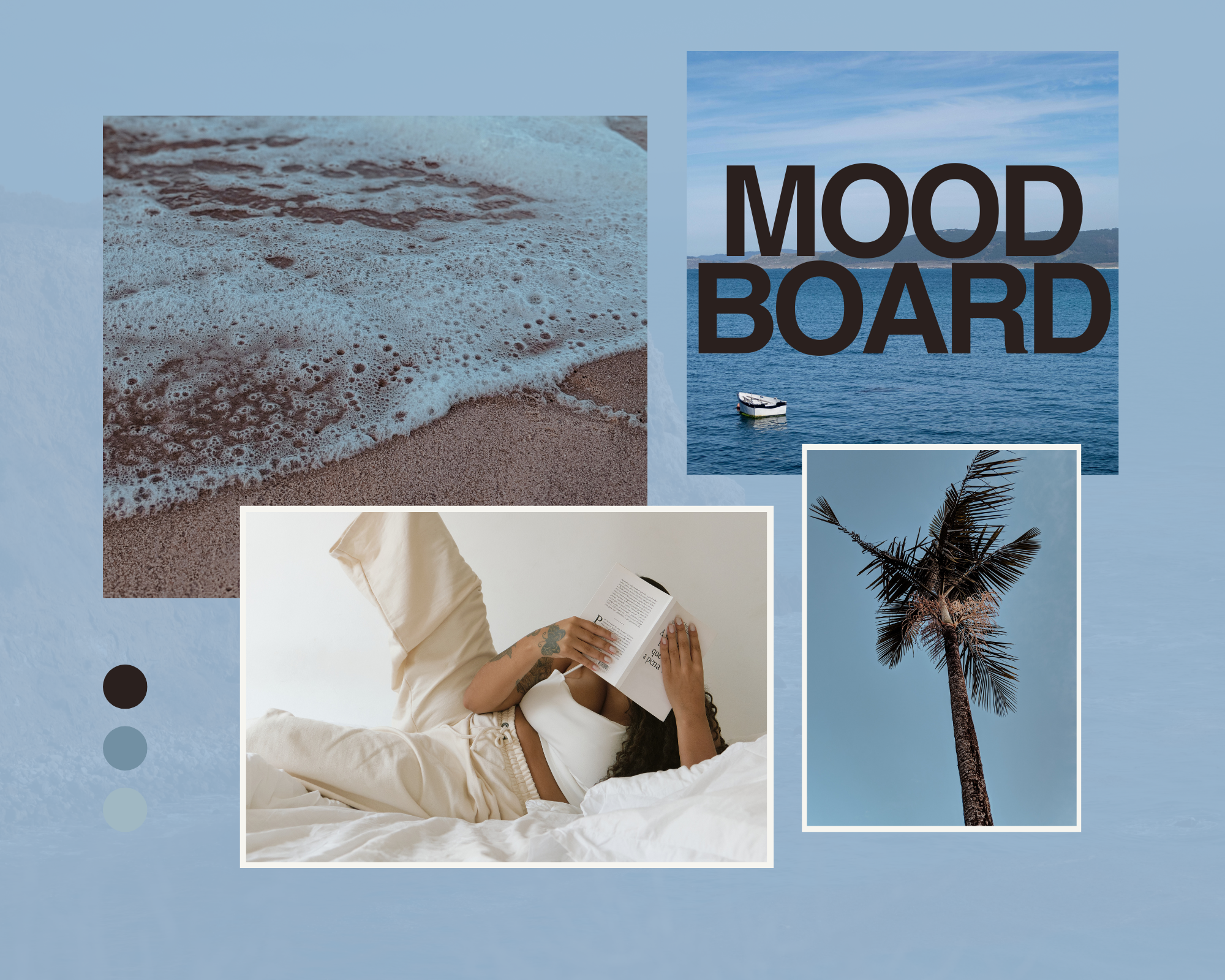 Coastal Blue Color Palette - curated moodboard inspiration