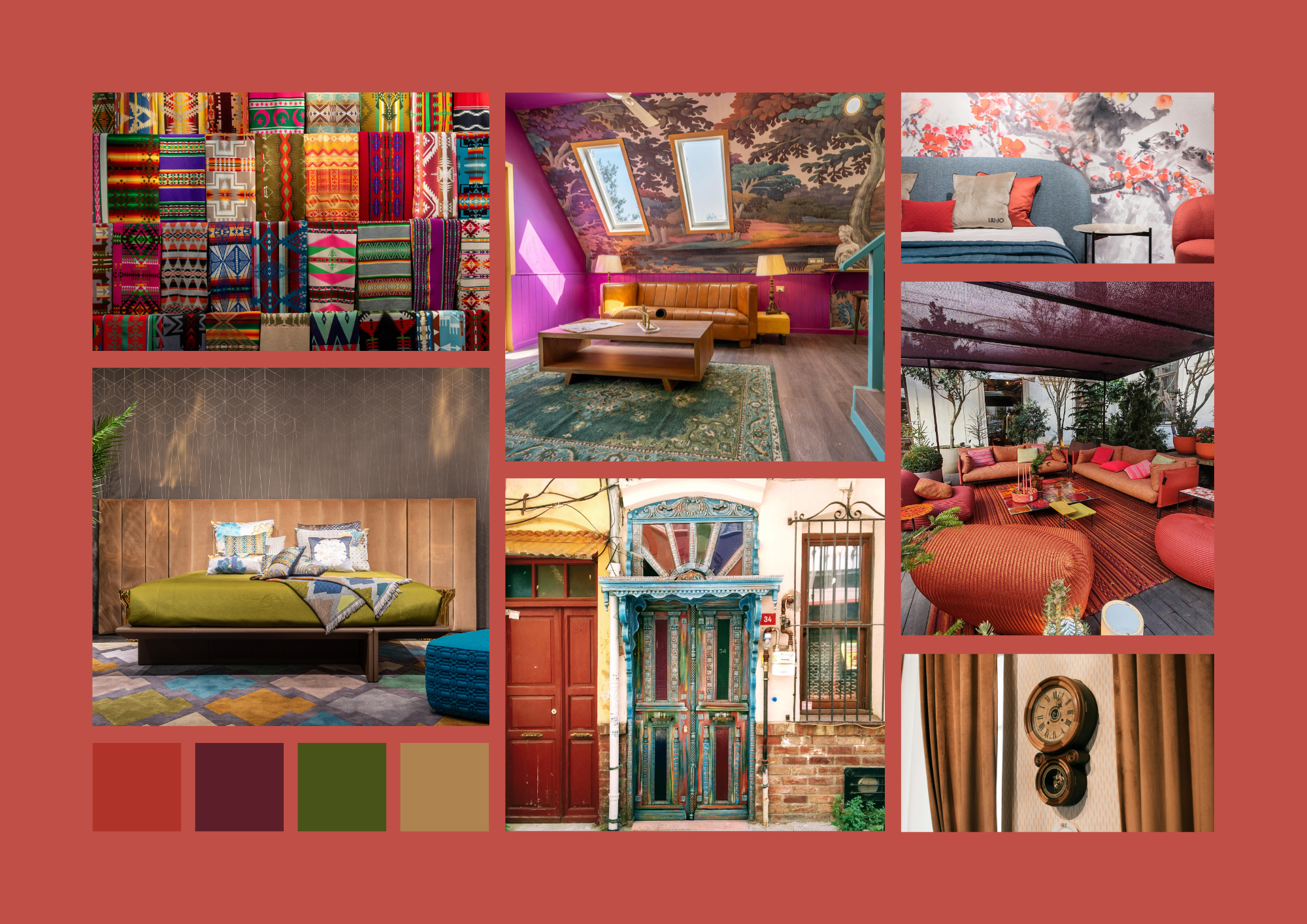 Grandmillennial Home Interior Design - curated moodboard inspiration