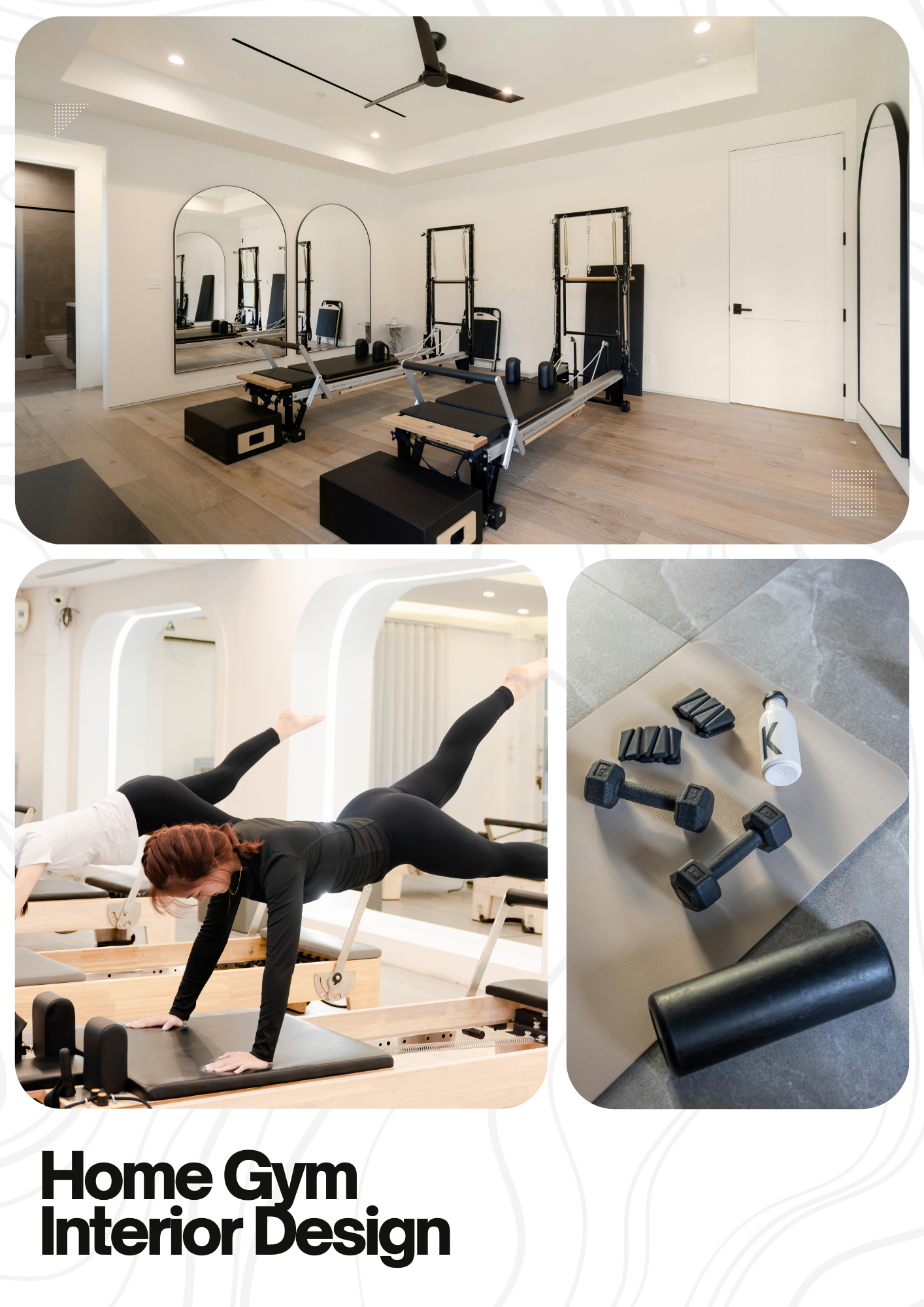 Home Gym Interior Design Ideas - curated moodboard inspiration