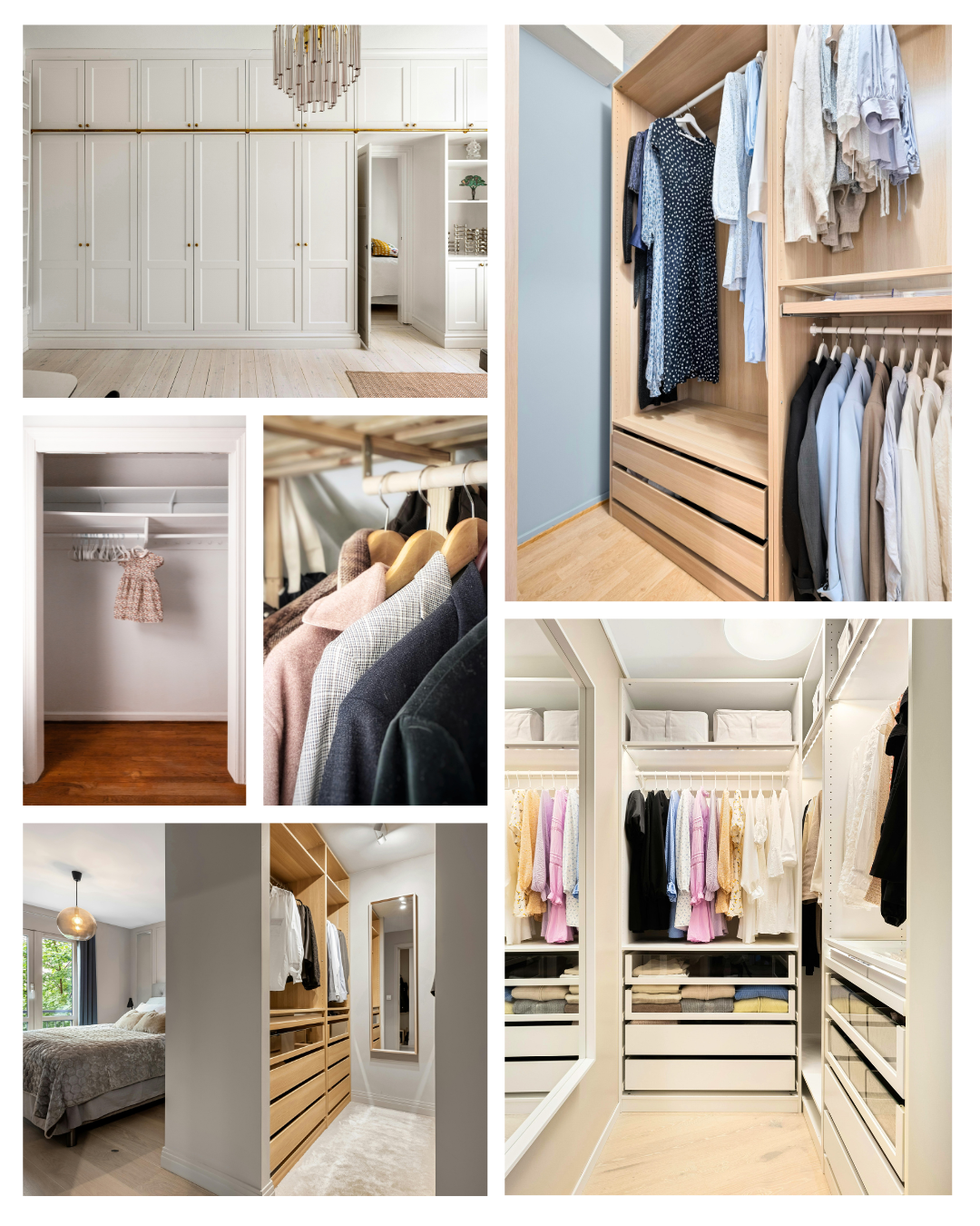 Walk In Closet Interior Design - curated moodboard inspiration