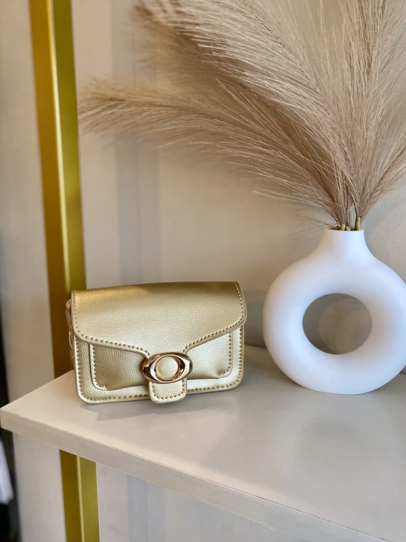 Mini bag dourada