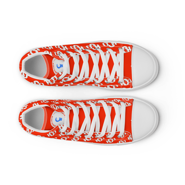 Hey Ladies! KCO-Ver n Over Red Hi-Tops