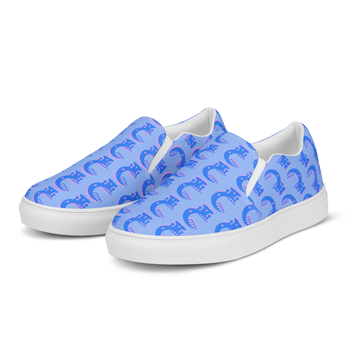 JUST KRUNCH Carolina Blue Hey Ladies! Slip-on Sneaks