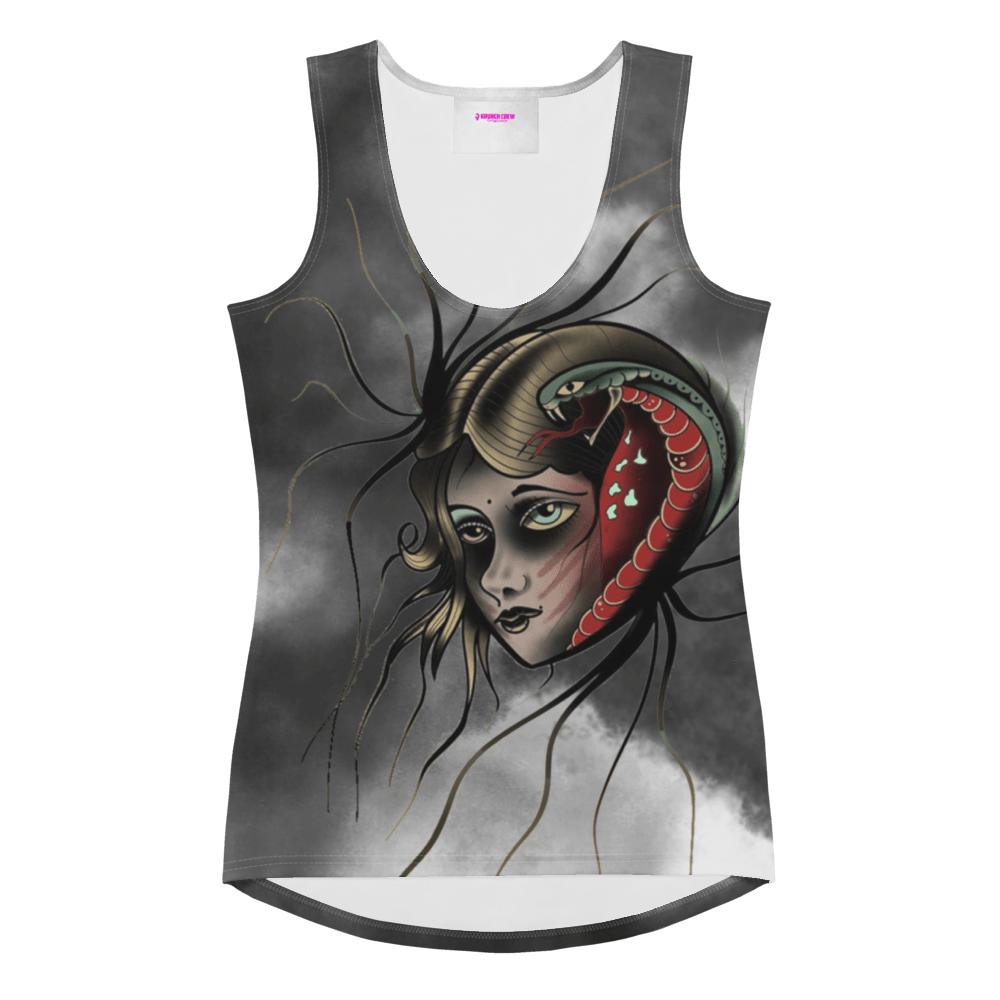 Sea Witch Social Club: Storm Brewing Tank, White, Front