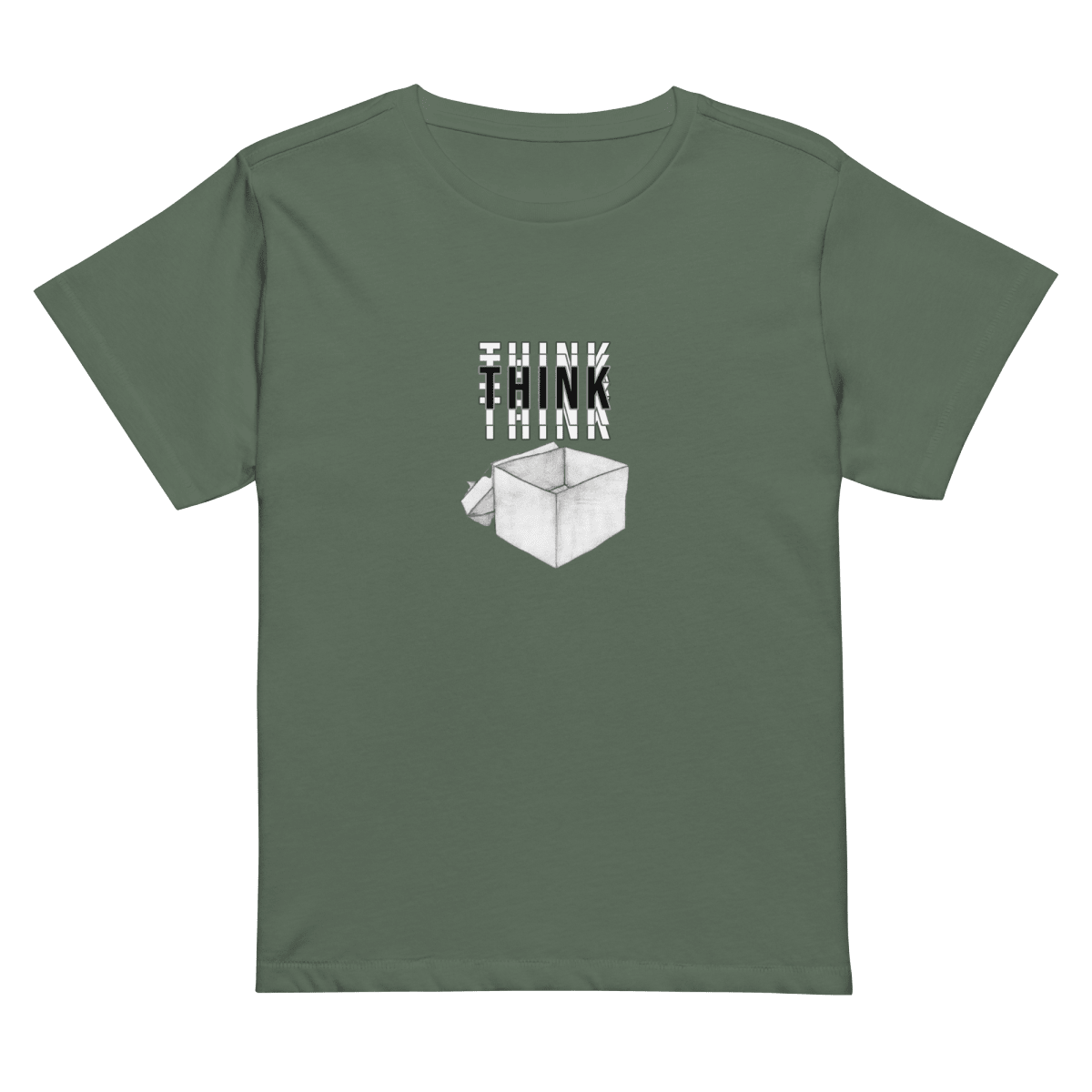 THINK + BOX 2 Hey Ladies! Baby Tee