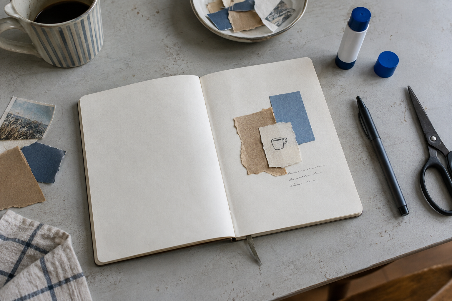 Start a Junk Journal With Three Scraps From Your Week