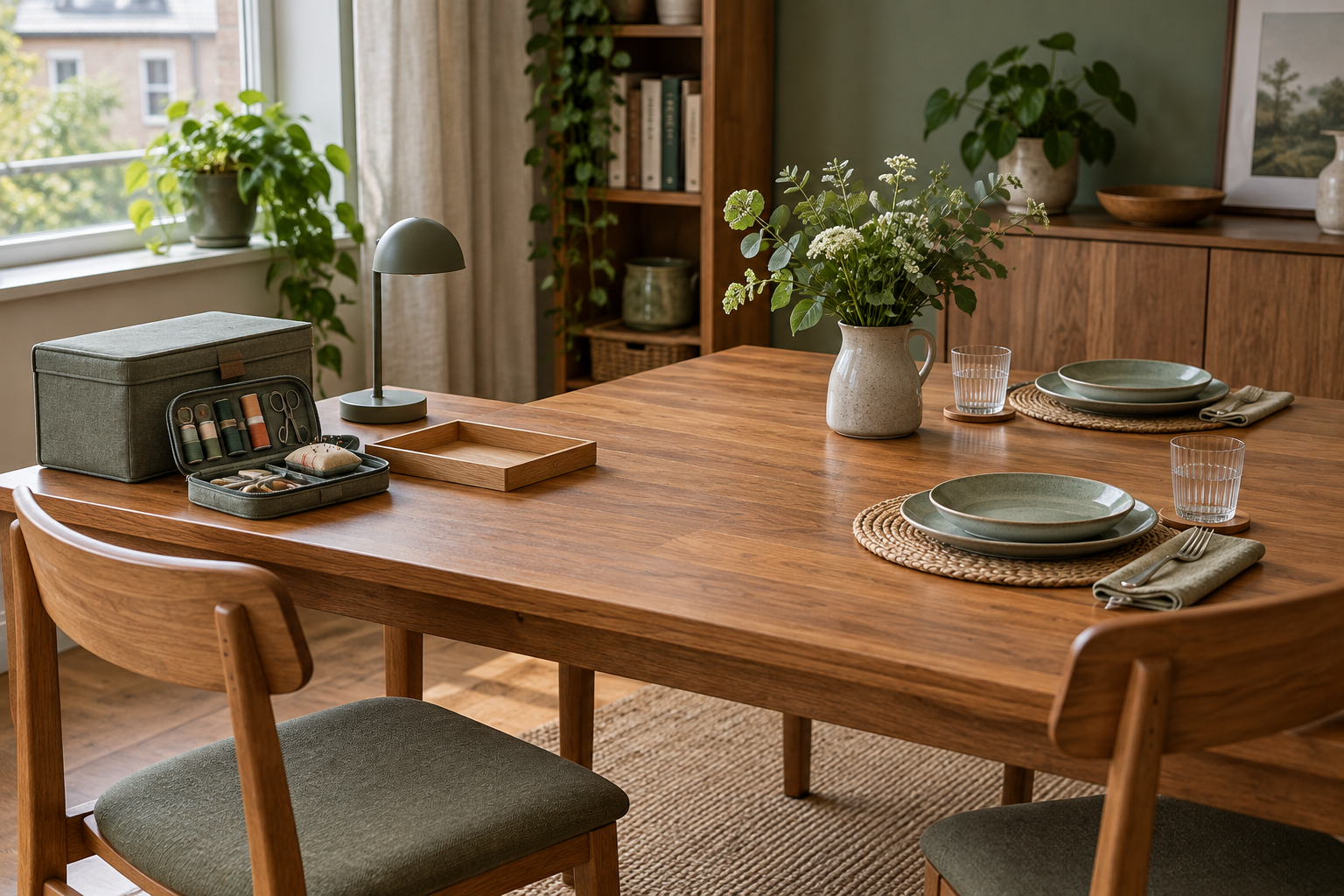 A Hobby Space in a Shared Home: Agree on Sound, Light and Resetting