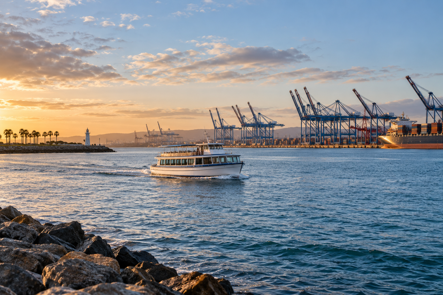 See the Waterfront From the Water: A Short Long Beach Harbor Trip