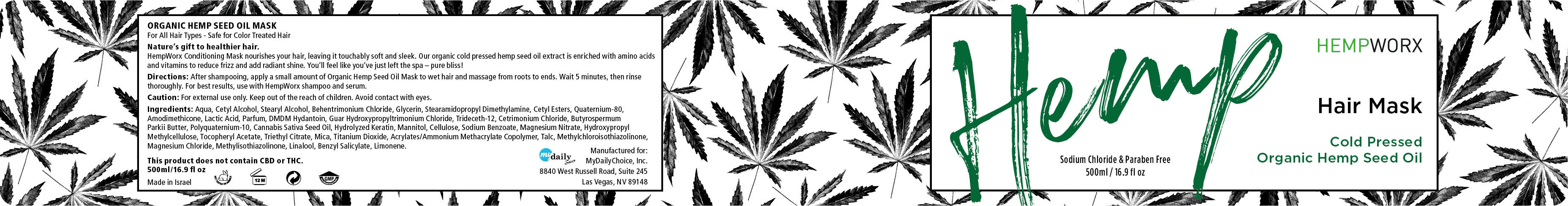 Hempworx Hajregeneráló Maszk