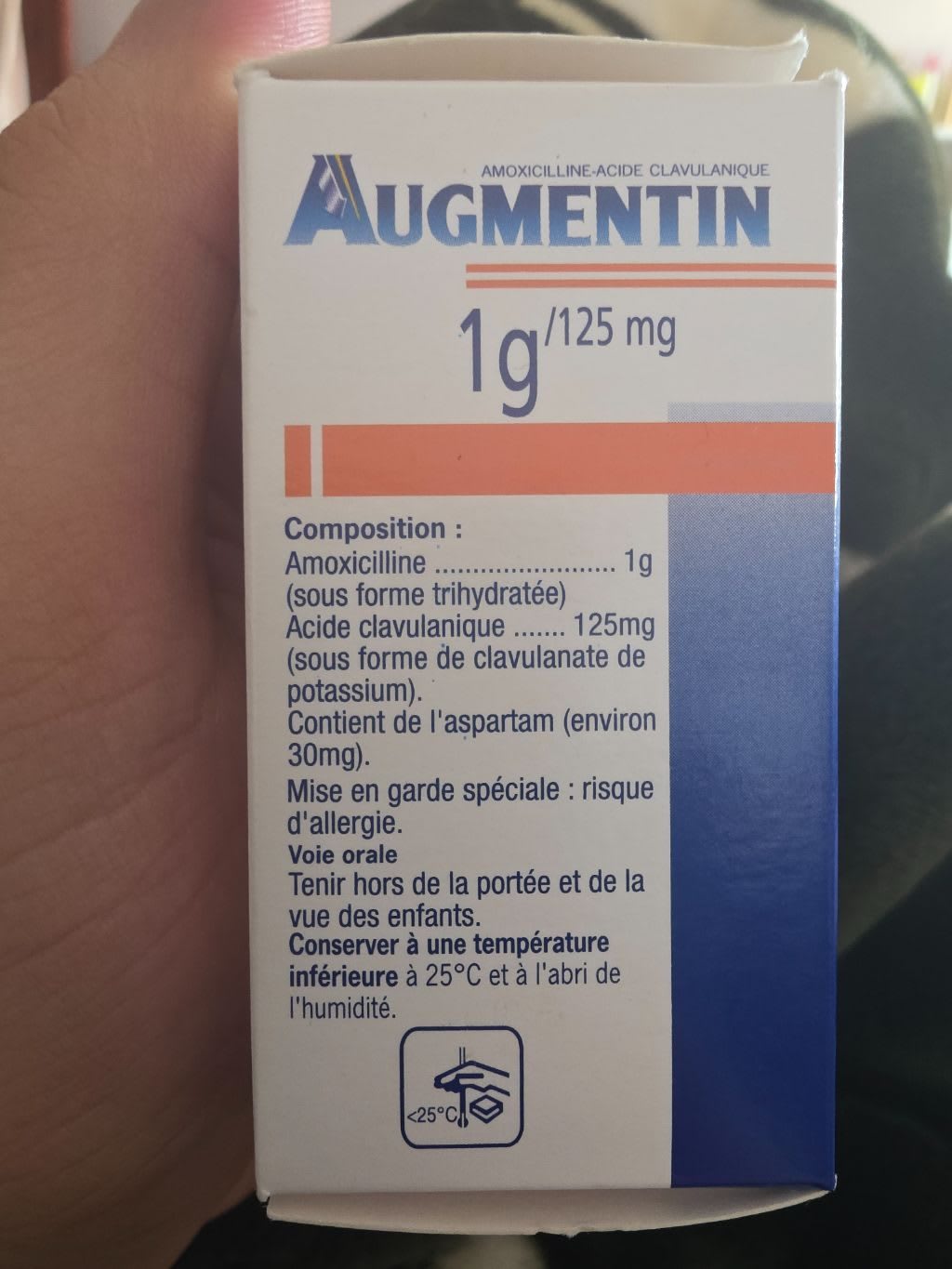 Augmentin 1g/125mg product label