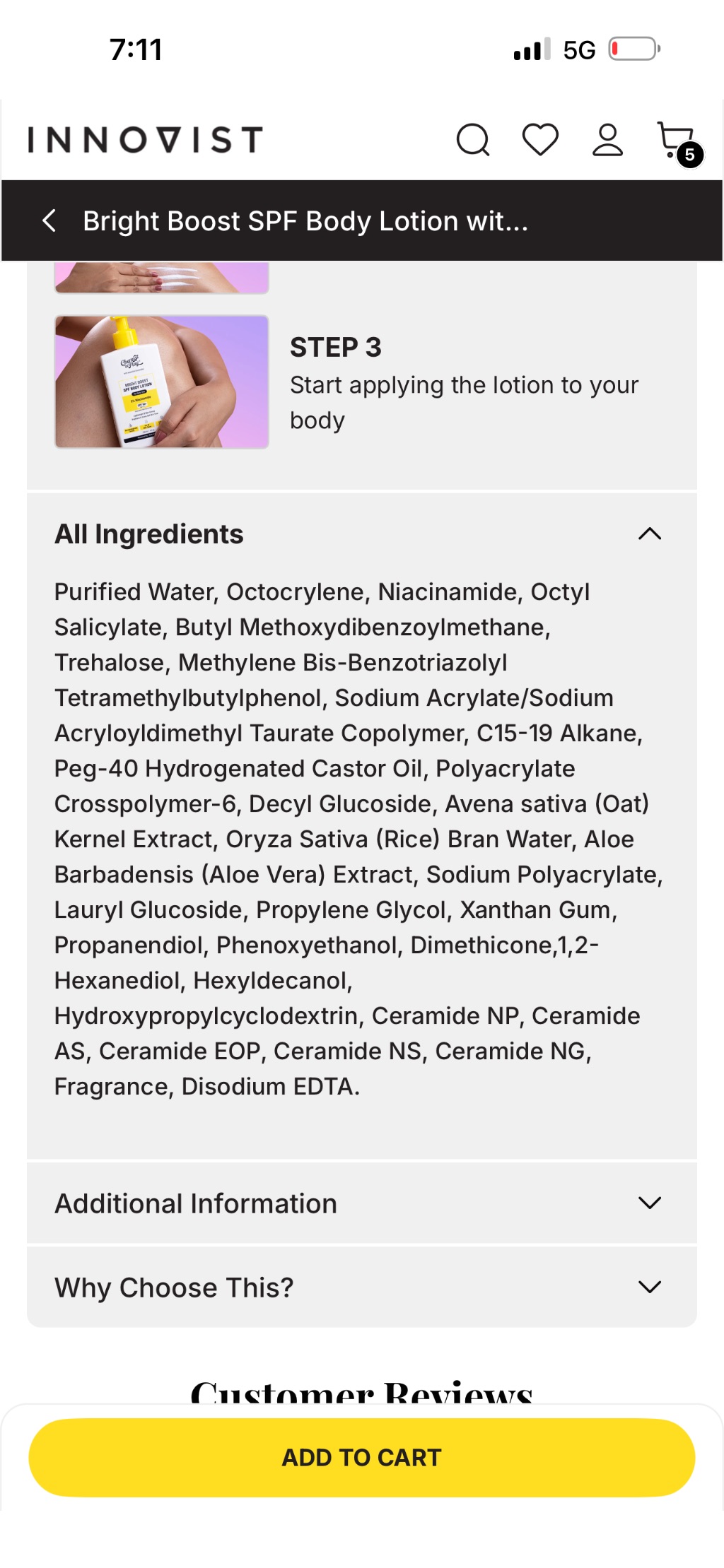 Chemists at Play Bright Boost SPF Body Lotion