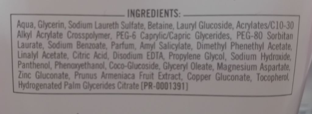Unknown Personal Care Cleanser
