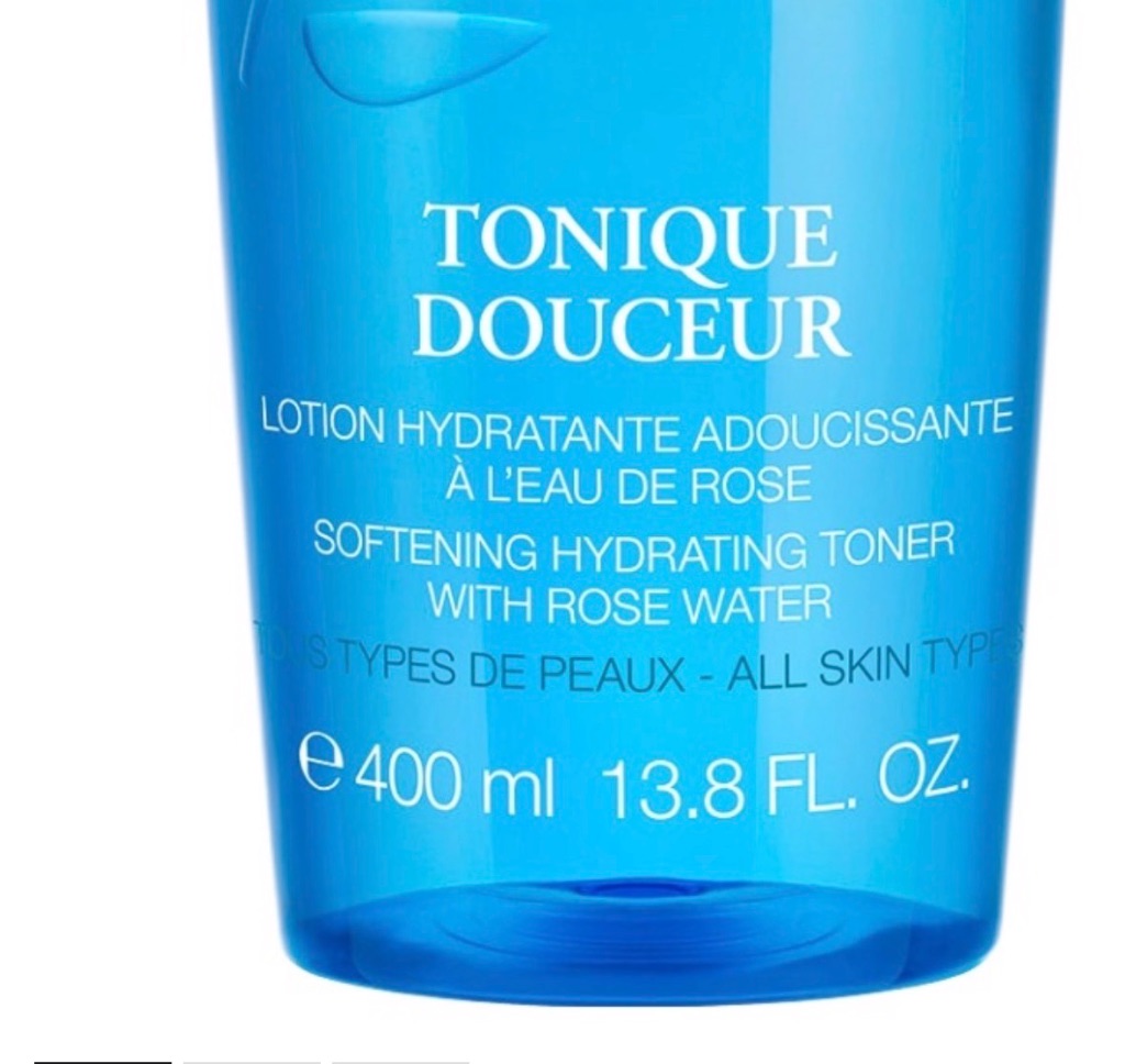 Lancôme Tonique Douceur product label