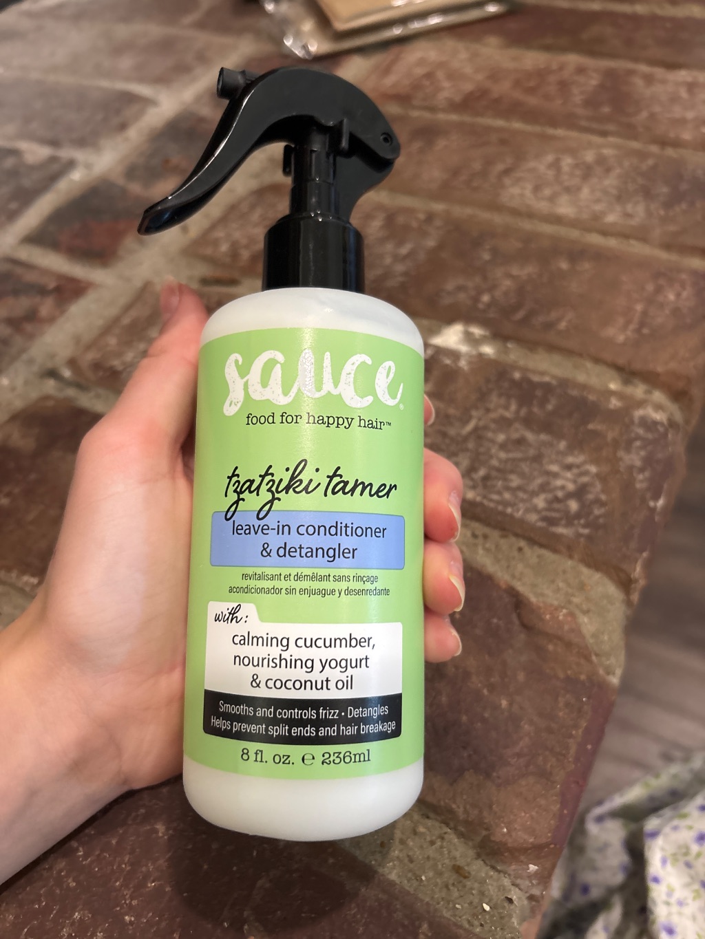 Sauce Food for Happy Hair Tzatziki Tamer Leave-in Conditioner & Detangler