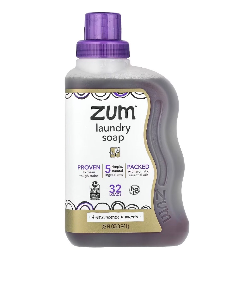 Zum Laundry Soap - Frankincense & Myrrh label