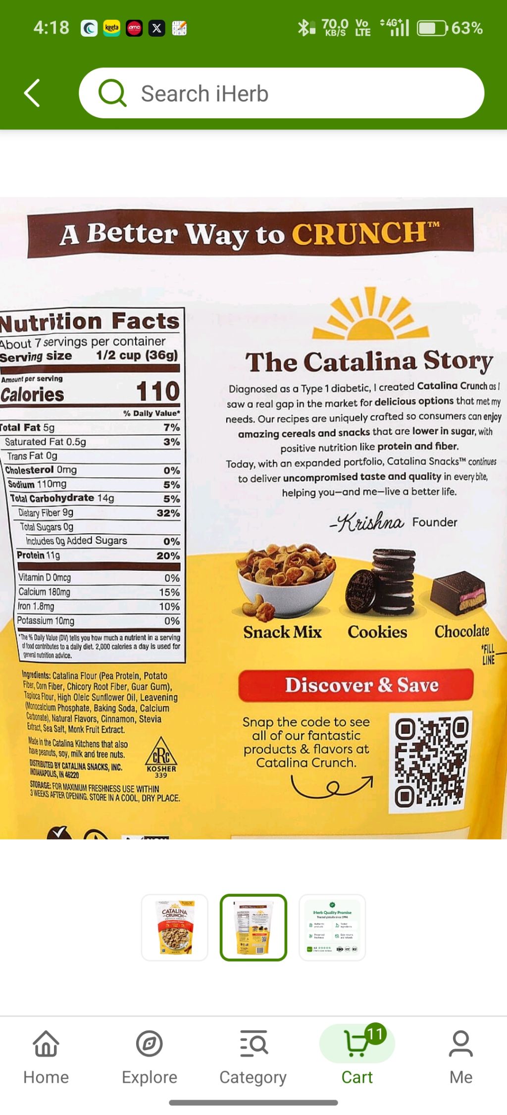 Catalina Crunch Cinnamon Toast Cereal