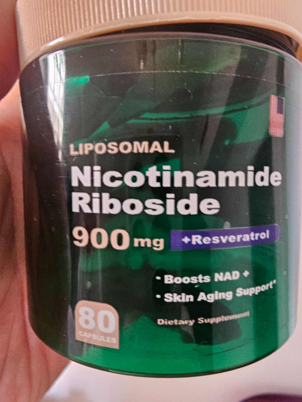 Liposomal Nicotinamide Riboside 900mg + Resveratrol