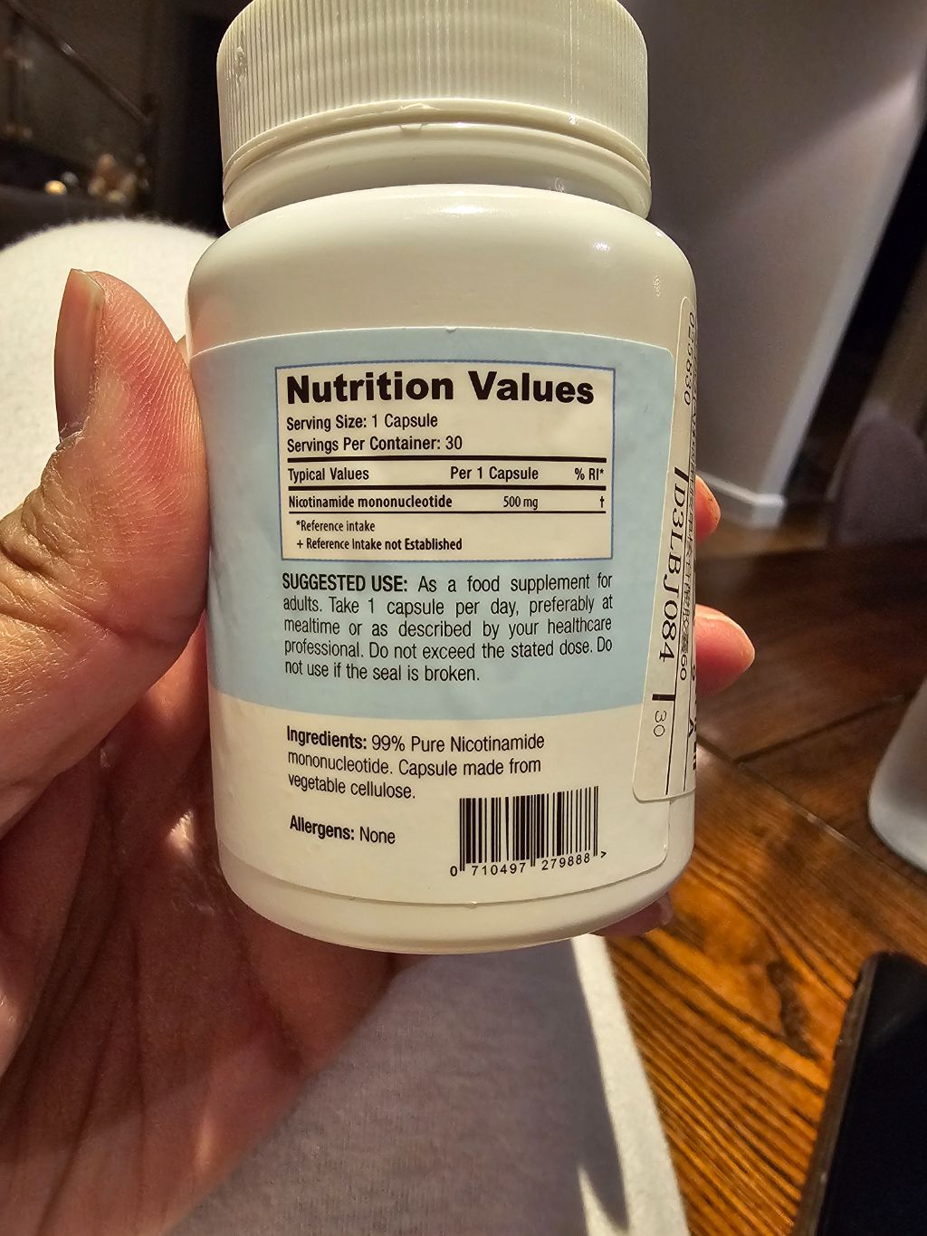 Nicotinamide Mononucleotide (NMN) 500mg