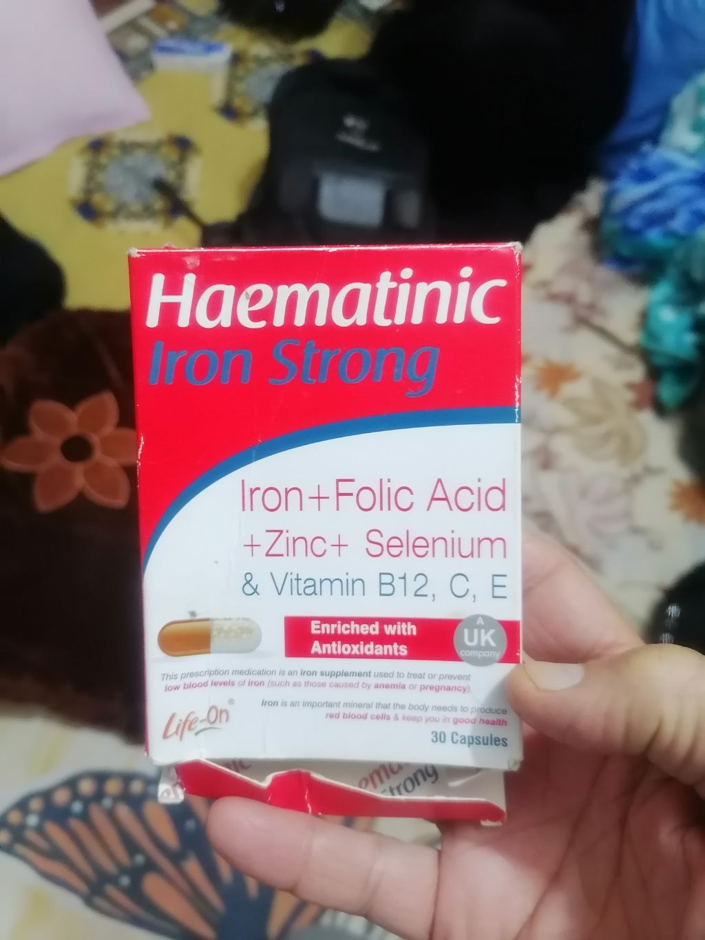 Life-On Haematinic Iron Strong product label