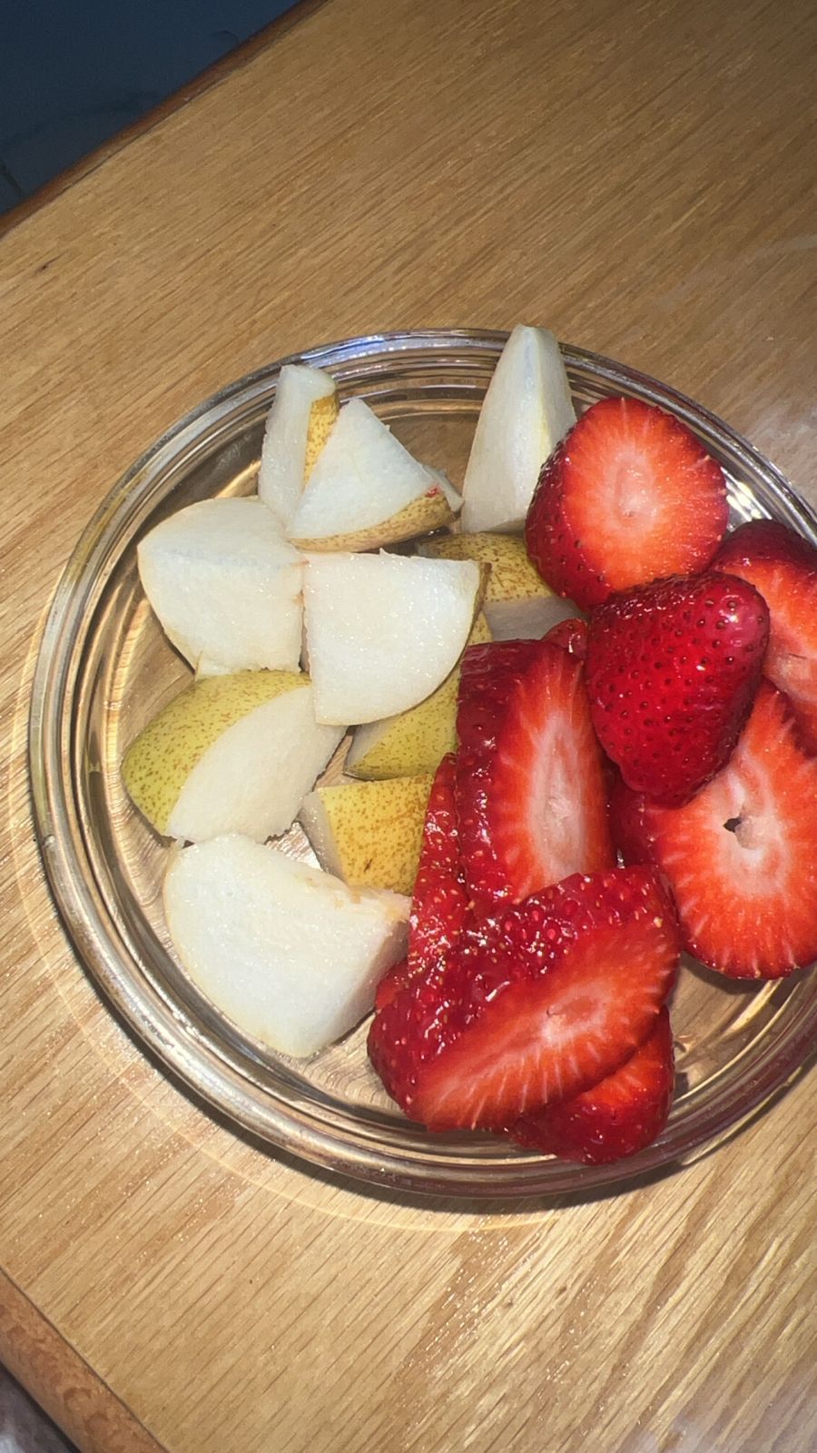 Fresh Fruit (Pears and Strawberries)