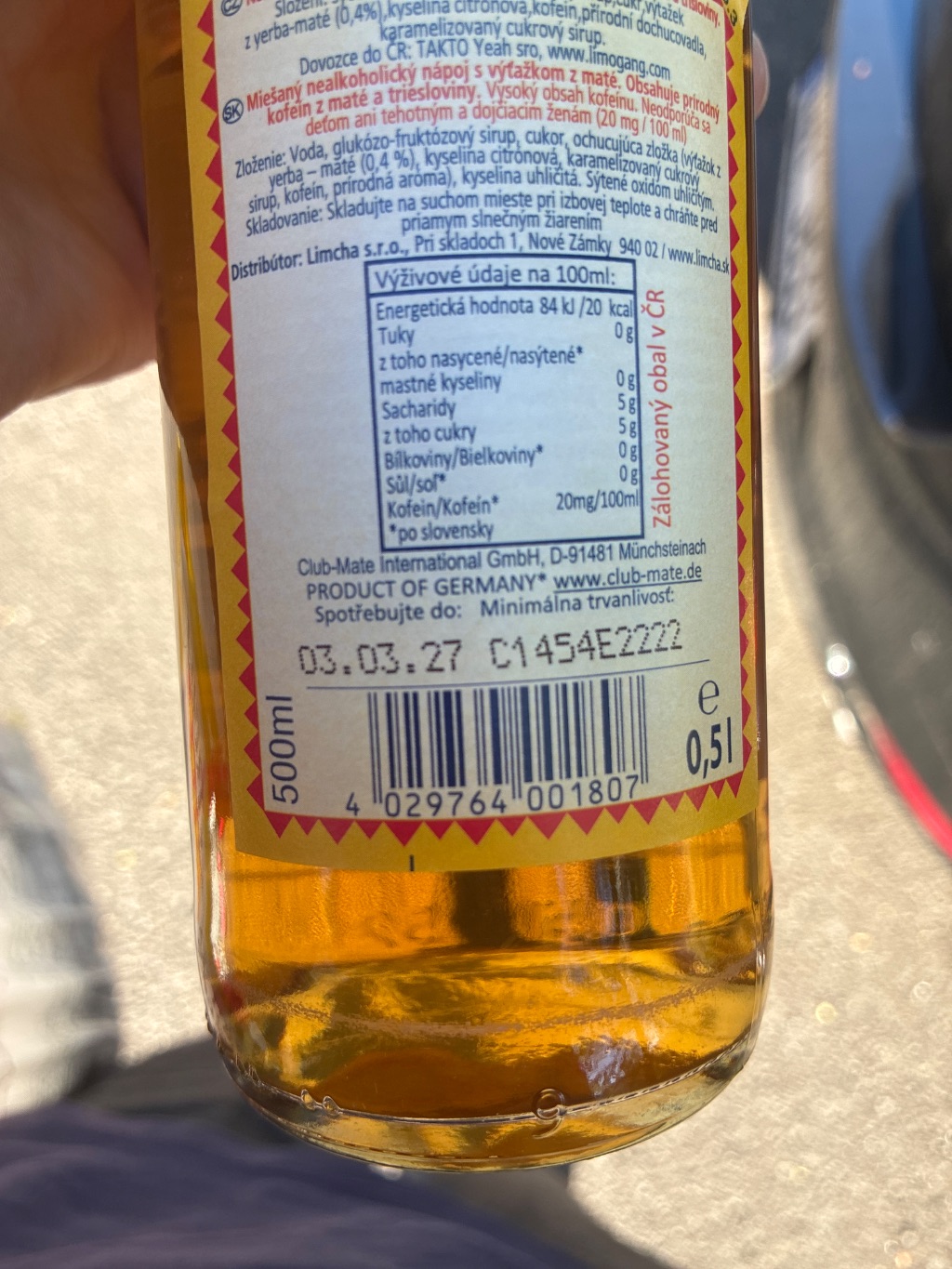 Club-Mate label