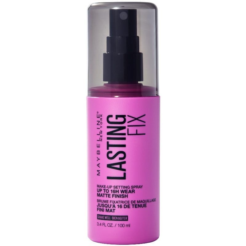 Maybelline New York Lasting Fix Make-Up Setting Spray label