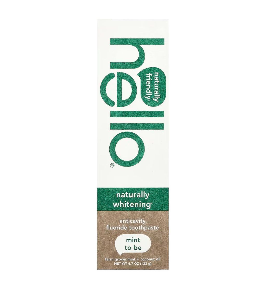 hello naturally whitening anticavity fluoride toothpaste