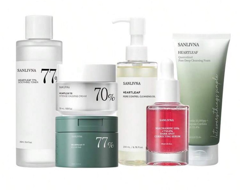 Sanlivna Heartleaf Skincare Collection
