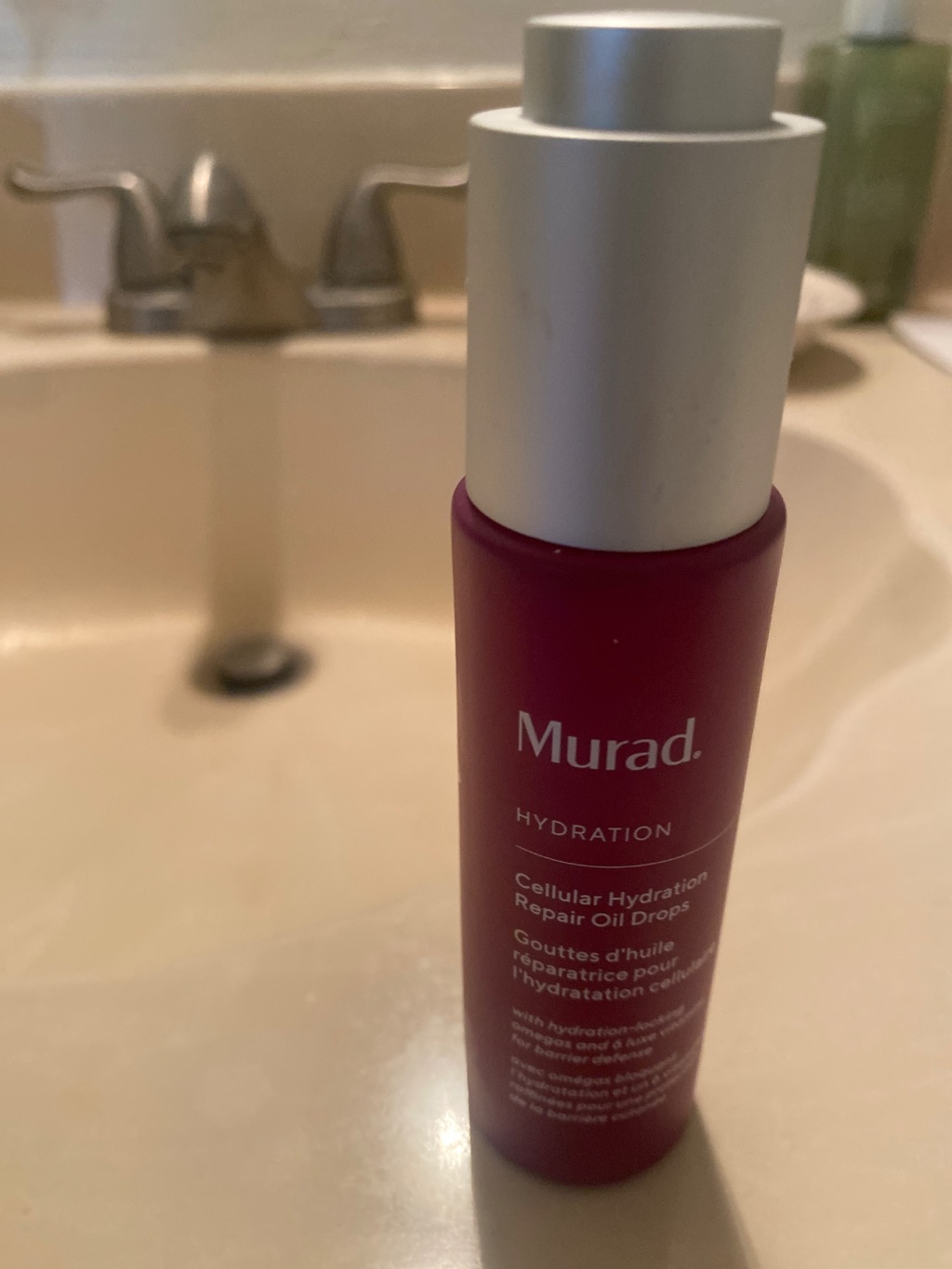 Murad Hydration Cellular Hydration Repair Oil Drops label