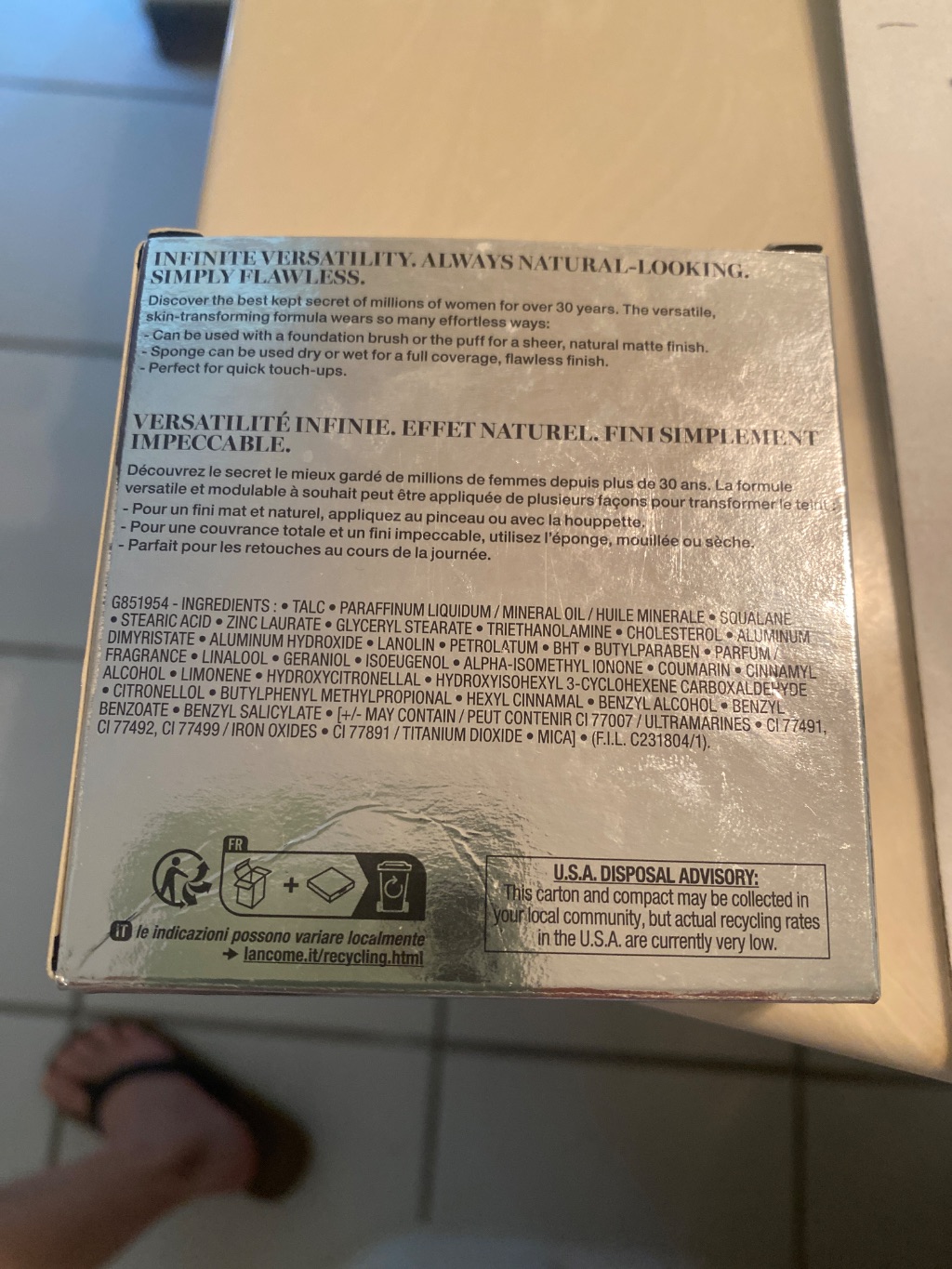 Lancôme Foundation (Powder)