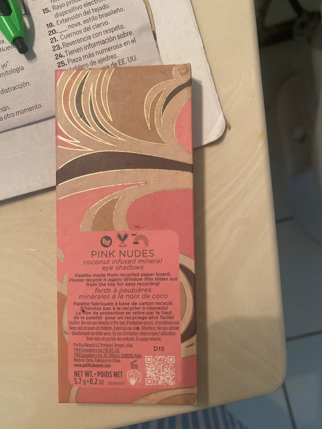 Pacifica Pink Nudes Coconut Infused Mineral Eye Shadows
