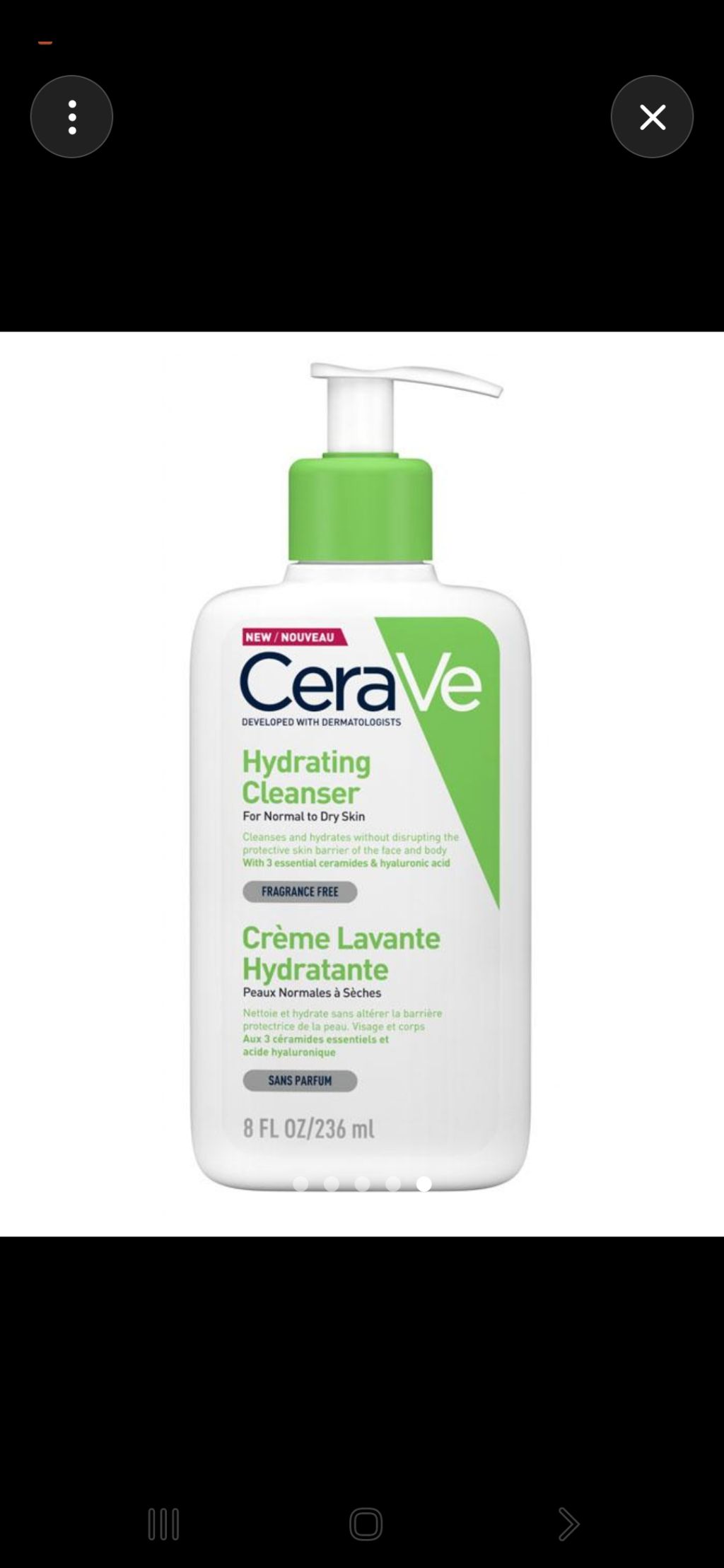 CeraVe Hydrating Cleanser